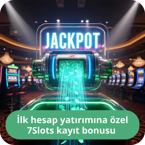 İlk hesap yatırımına özel 7Slots kayıt bonusu